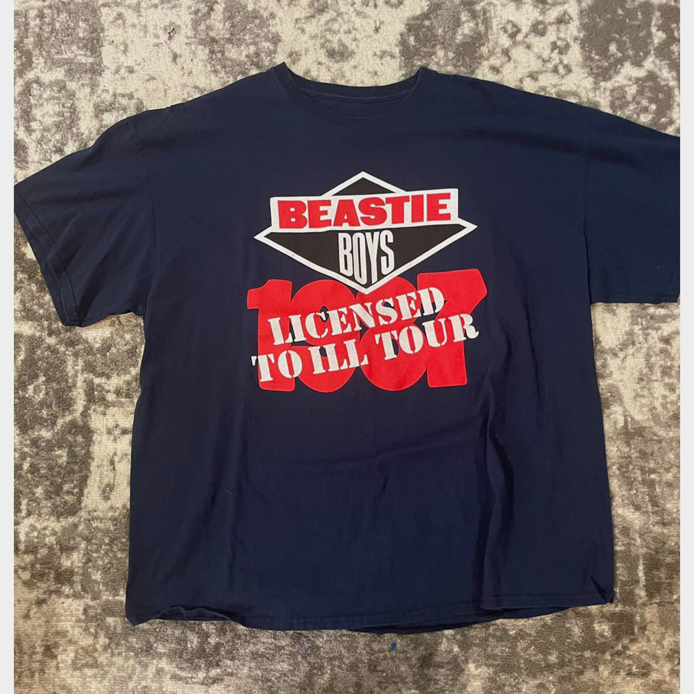 Vintage Beastie Boys License To 1987 Tour Rock Band T Shirt